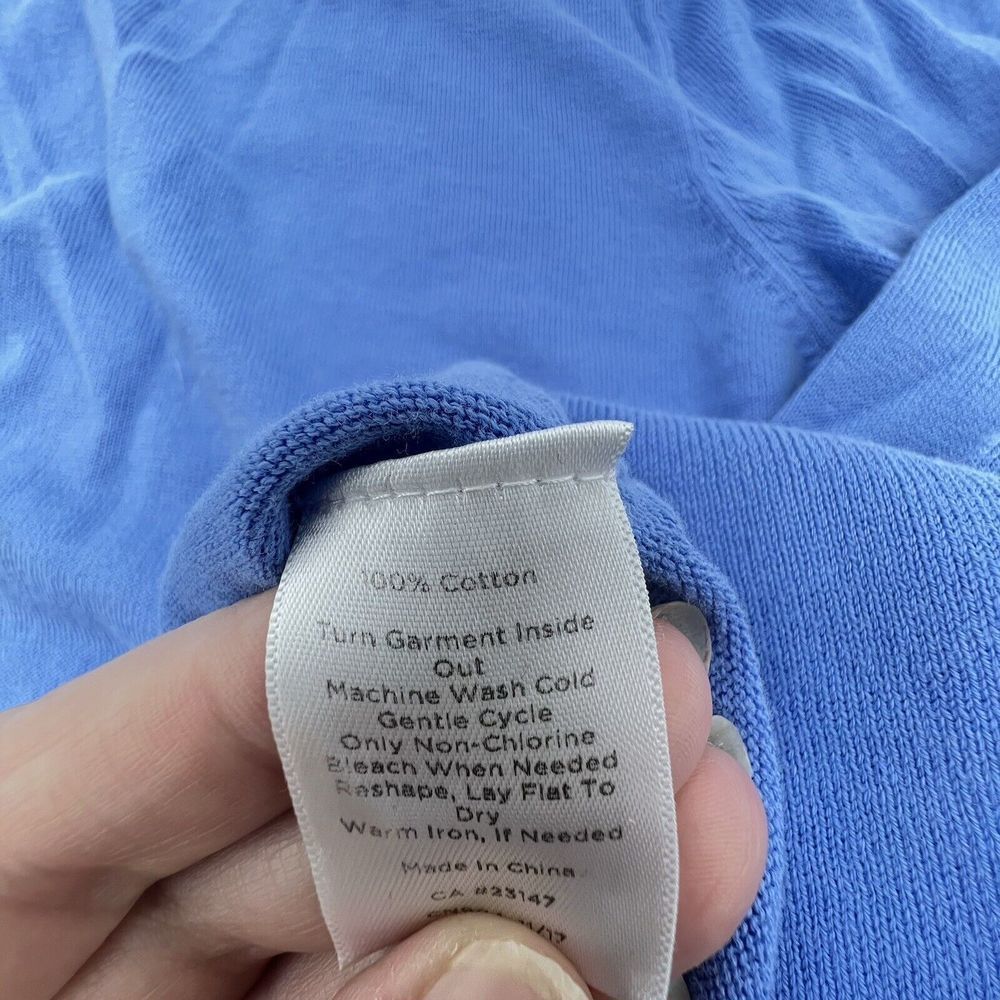 Talbots Blue Crew Neck Sweater - Picture 4 of 4